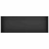 vidaXL Nicchia per doccia Nero 90 x 30 x 9,5 cm Acciaio inossidabile