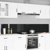 vidaXL Rivestimento da Cucina 2 pcs Nero 120 x 40 cm vetro temperato