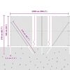 vidaXL Palo della recinzione Grigio 25 x 1,6 m (maglia da 13 mm)