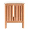 vidaXL Sgabello da Bagno 40,5x40x52 cm in Legno Massello di Noce