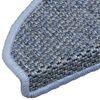 vidaXL Tappeti Autoadesivi Scale Aspetto Sisal 15 pz 65x21x4 cm Blu