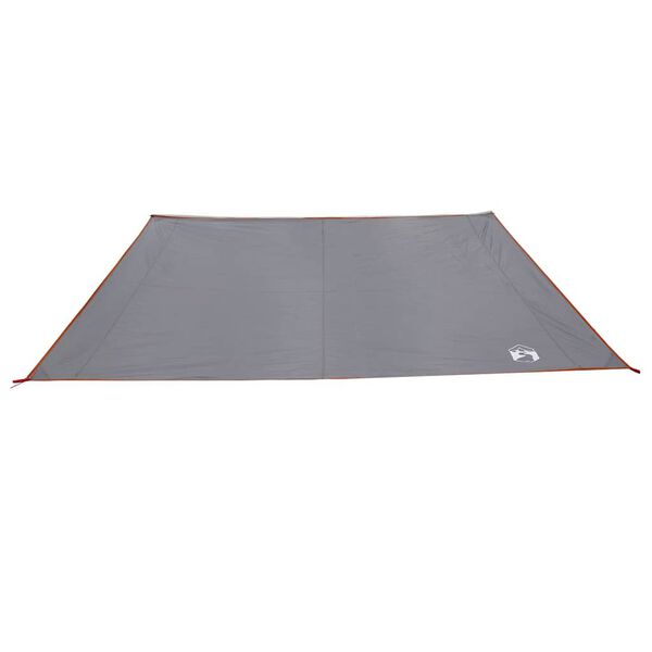 vidaXL Tarp resistente all'acqua Grigio e arancione