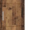 vidaXL Set di Armadi da Bagno TULUM Legno vecchio 37 x 31,5 x 203 cm