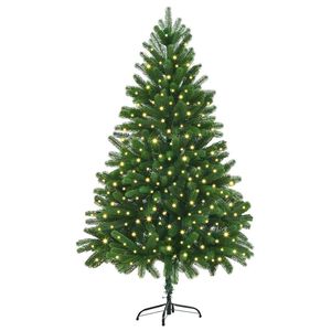 vidaXL Albero di Natale con 300 LED con supporto Verde 180 cm PE