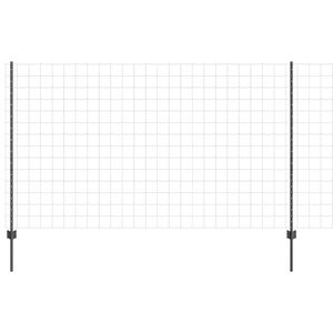 vidaXL Recinzione con Posto Grigio