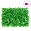 &nbsp;vidaXL Recinzione Foglie Felce Artificiali&nbsp;6 pz Verde 40x60 cm