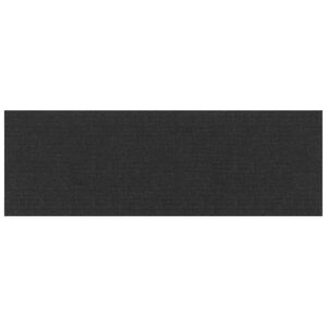 vidaXL Testiera da Parete 12 pz 90 x 30 cm Nero Tessuto