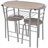 vidaXL Set da Bar e Collazione in MDF