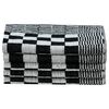 vidaXL Set Strofinacci 20 pz in Cotone Nero e Bianco