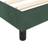vidaXL Struttura Letto a Rete a Molle Verde Scuro 140x190 cm in Velluto
