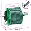 vidaXL Avvolgitubo Autonomo Verde con Set Raccordi Tubo 0,5" 50 m PVC