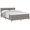vidaXL Letto box spring con materasso Talpa 140 x 190 cm Tessuto