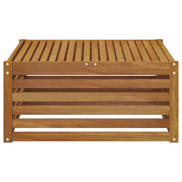 vidaXL Divano Esterno Finale con cuscino Naturale 115 x 83 x 73 cm