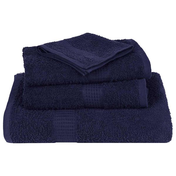 vidaXL Asciugamani FROGN 10 pz Blu Navy 50x100 cm 360 g/m&sup2;