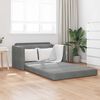 vidaXL Divano letto 110cm Grigio scuro Velluto