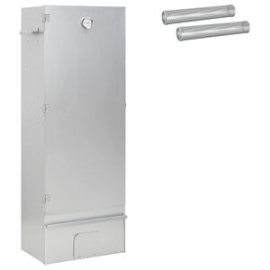 vidaXL Forno Affumicatore 3 pz 44,5 x 29 x 110 cm Acciaio zincato