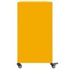 vidaXL Credenza Giallo Senape 100,5x39x72 cm in Acciaio
