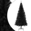 vidaXL Albero di Natale Artificiale con Base Nero 240 cm PVC