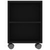 vidaXL Mobile Porta TV Nero 120x35x48 cm in Legno Multistrato