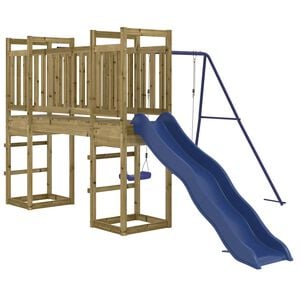 vidaXL Set da Gioco da Esterno in Legno di Pino Impregnato