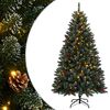 vidaXL Albero di Natale Artificiale con 300 LED 210 cm
