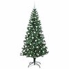 vidaXL Albero di Natale artificiale con luci integrate Verde 210 cm