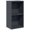 vidaXL Rastrelliera per Legna da Ardere Antracite 40x30x75 cm
