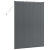 vidaXL Tendaggi a veneziana Grigio scuro 175 x 125 cm Alluminio