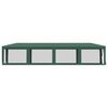 vidaXL Tenda per Feste con 10 Pareti Laterali in Rete Verde 3x12m HDPE