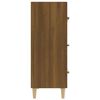 vidaXL Credenza Rovere Marrone 70x34x90 cm in Legno Multistrato