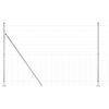 vidaXL Recinzione Metallica Saldato con Base in Cemento 25 x 1,6 m
