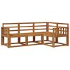 vidaXL Set di divani da esterno 4 pcs Naturale