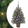 vidaXL Albero di Natale artificiale con 150 LED Verde 75 cm PE e PVC