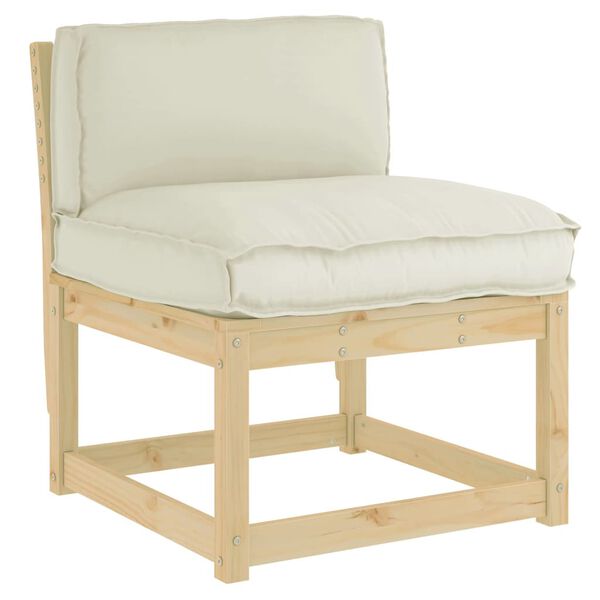 vidaXL Cuscino Crema 70 x 40 x 12 cm Tessuto Oxford