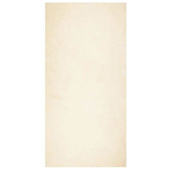 vidaXL Tappeto a Pelo Corto HUARTE Morbido e Lavabile Crema 100x200 cm