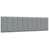 vidaXL Cuscino Testiera Hanko Grigio Chiaro 180 cm in Tessuto