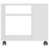 vidaXL Tavolino da Salotto Bianco 70x35x55 cm in Legno Multistrato