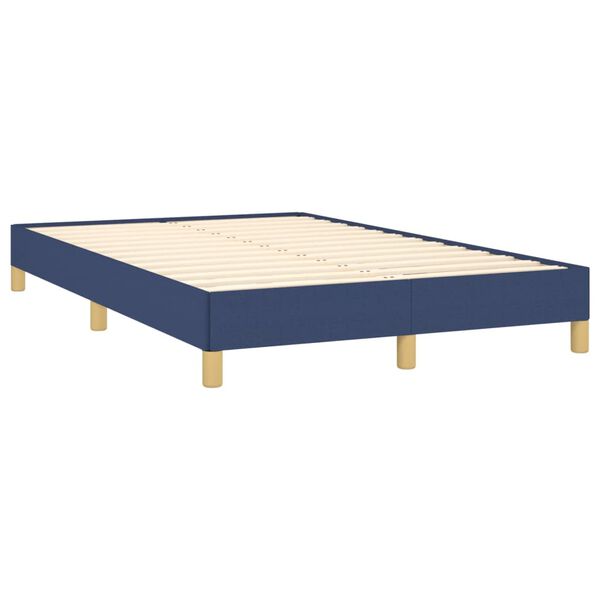 vidaXL Giroletto senza Materasso Blu 120x190 cm in Tessuto