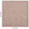 vidaXL Tappeto 20 pcs Beige 50 x 50 cm 100% Polipropilene