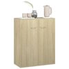 vidaXL Credenza Rovere Sonoma 60x30x75 cm in Legno Multistrato