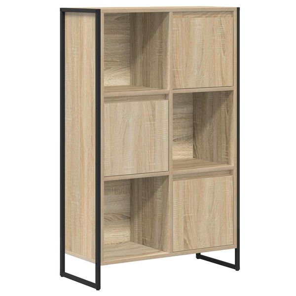 vidaXL Armadio per Libri Sonoma 68 x 30 x 108.5 cm Legno multistrato