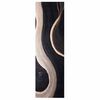 vidaXL Tappeto da Cucina Nero 150 x 45 cm Velluto