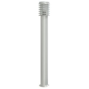 vidaXL Lampada da Terra per Esterni Argento 110 cm in Acciaio Inox
