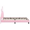 vidaXL Struttura letto bambini con testata Rosa 90 x 190 cm PU