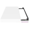 vidaXL Scaffali a Parete 2 pz Bianchi 80x23,5x3,8 cm in MDF
