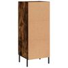 vidaXL Credenza Rovere Fumo 34,5x34x90 cm in Legno Multistrato