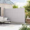 vidaXL Tenda Laterale Retrattile per Patio 220x500 cm Grigia
