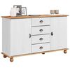 vidaXL Credenza ASKIM 133,5 x 40 x 79 cm Legno di pino massello