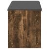 vidaXL Panca per ingresso Quercia Affumicata 83 x 38 x 45 cm