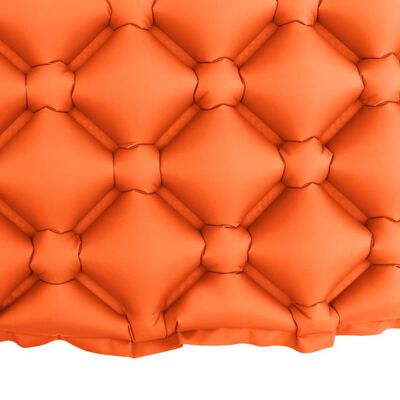 vidaXL Materasso Gonfiabile ad Aria con Cuscino 58x190 cm Arancione